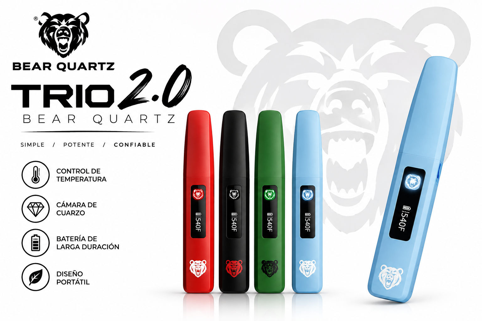 BEAR QUARTZ TRIO 2.0 (DABBER)
